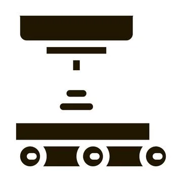 Wood processing icon Vector Glyph Illustration Stock Illustration