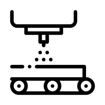 Wood processing icon vector outline illustration イラスト素材