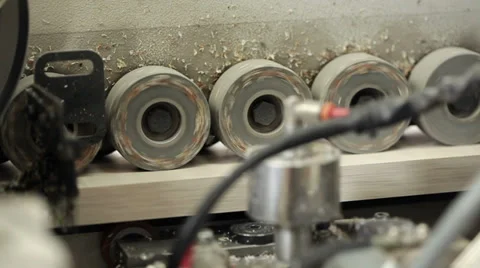 Wood processing machine Stock Footage 35739434