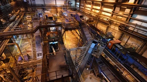 Wood processing. Shop for processing wood into wood chips. General plan Stockbeeldmateriaal 297268470