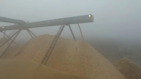 Wood processing in  UPM Kymmene’s bio cellulose factory 库存影片 117703935