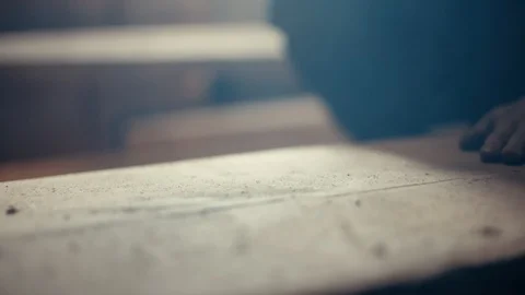 Wood quality check Stock Footage 107089966