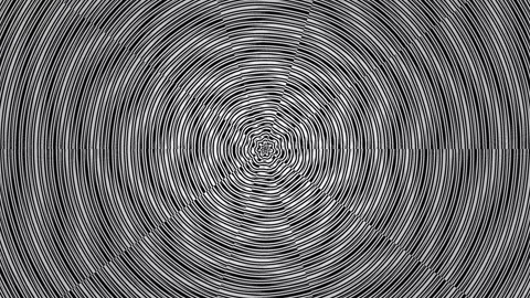 Wood rings forming a circular pattern on a wooden surface Stock Footage 339370170
