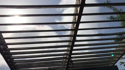 Wood roof Video stock 80504082