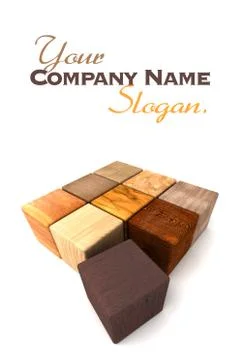 Wood samples Stock Illustration