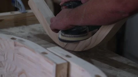 Wood Sanding Stock Footage 319642010