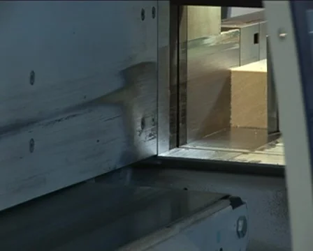 Wood saw automatic Stock Footage 8551867