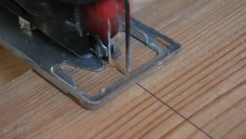 Wood sawing Stock Footage