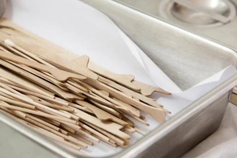 Wood Scrape tissue at the cervix Stock Photos