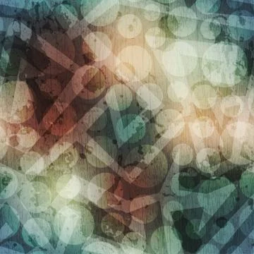 Wood seamless pattern with grunge effect Stock Illustration