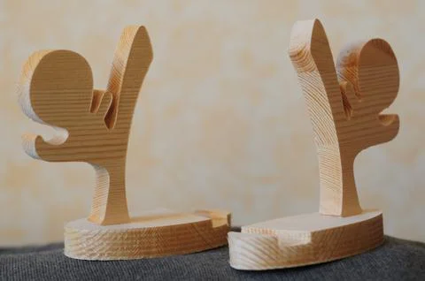 Wood sharp items Stock Photos