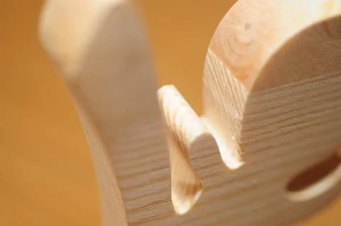 Wood sharp items Foto stock