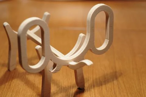 Wood sharp items Foto stock