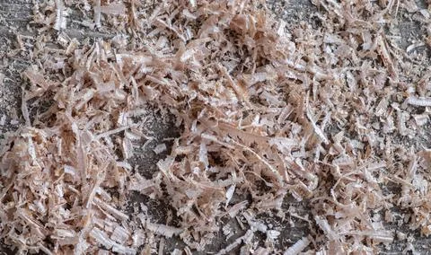 Wood shavings Stock Photos