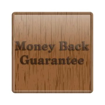 Wood shiny icon Stock Illustration