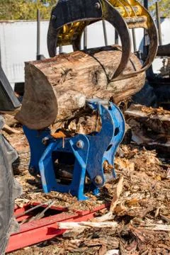 Wood splitting Stock Photos