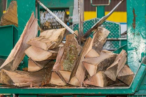 Wood splitting Stock Photos