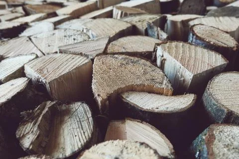 Wood stack Stock Photos