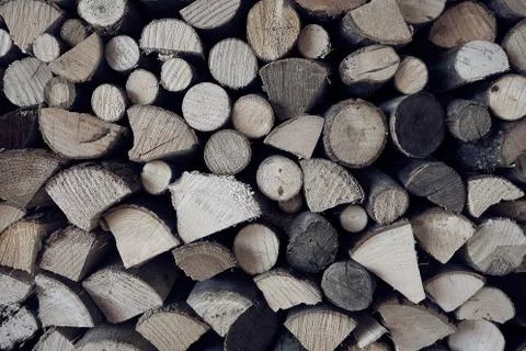 Wood stack 스톡 사진