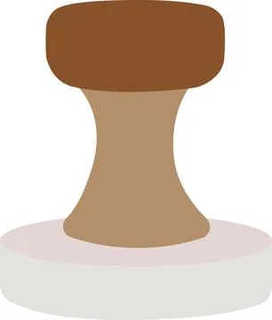 Wood stamp Stock Illustration