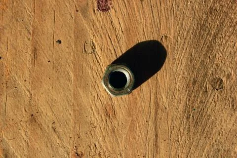 Wood surface with a beautiful pattern, with lines that look prominent, signif Fotos de archivo