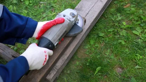 Wood surface sanding Stock Footage 138305038