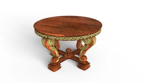 Wood Table Illustrazione stock