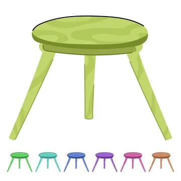Wood table vector cartoon graphic Stock Illustration