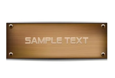 Wood template Stock Illustration