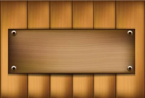 Wood template Stock Illustration