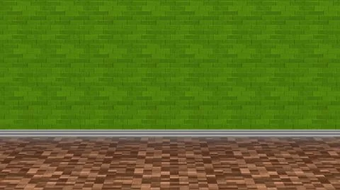 Wood texture brick wall texture background 4k illustration 3d rendering Stock Illustration