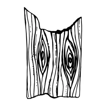 Wood texture broken board isolated Ilustración de archivo