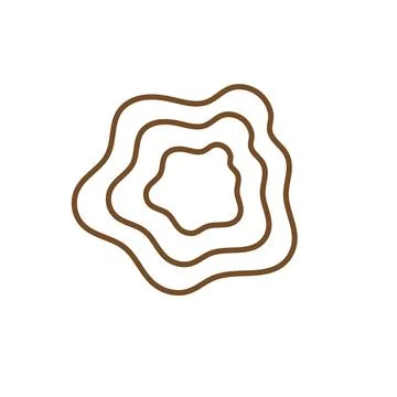 Wood texture icon vector illustration design template Stock Illustration