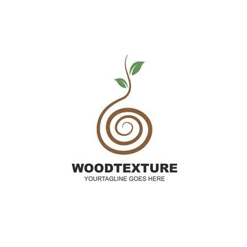 Wood texture icon vector illustration design template Stock Illustration
