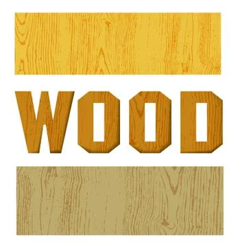 Wood texture Stock Illustration
