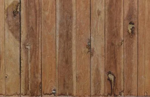 Wood texture with natural pattern background. Brown wooden panel for design Stock Photos