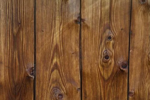 Wood texture surface of dark rustic oak board with natural pattern for design Stock Photos