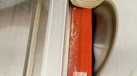 Wood Through Saw Stock Footage 10942992
