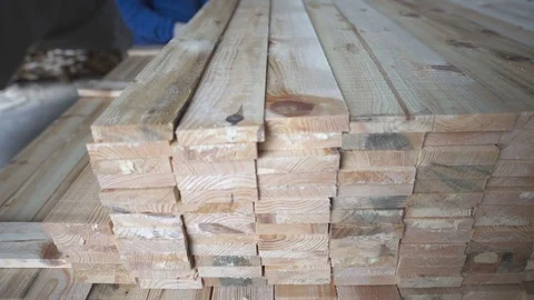 Wood &amp; Timber Factory Stock-Footage 73068085