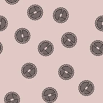 Wood timber line seamless pattern Illustrazione stock
