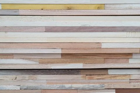 Wood timbers stack. Stock Photos