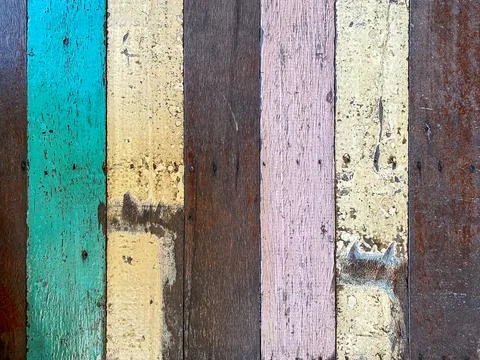 Wood wall as the texture background Stock Photos