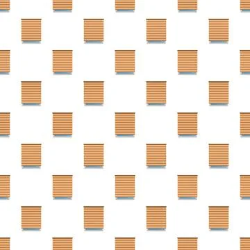 Wood window blinds seamless repeating pattern background Stockillustratie