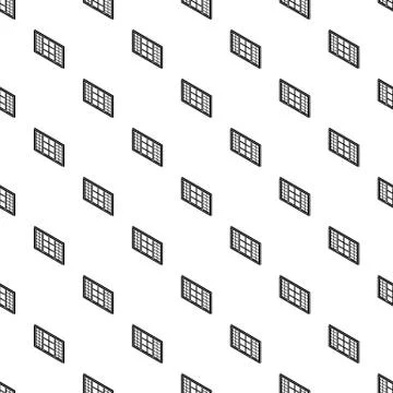 Wood window frame pattern vector seamless Stock Illustration