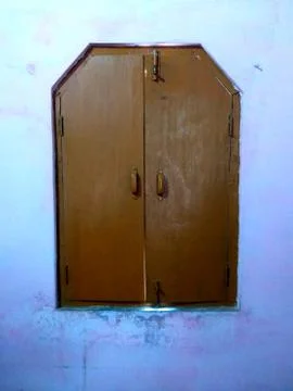 A wood window Stock Photos
