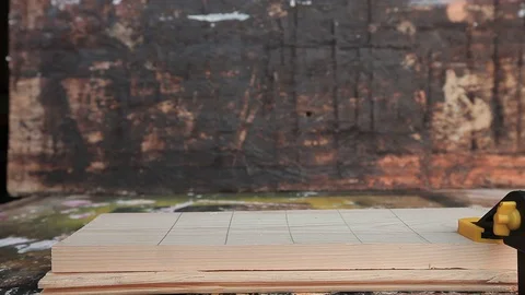 Wood work 21 Video stock 127828754