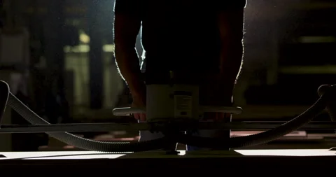 Wood Worker Stock Footage 320337529