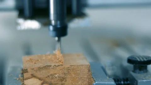 Wood working Cnc Milling Machine Stock Footage 83273008