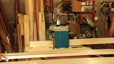 Wood Workshop Stock Footage 5708283