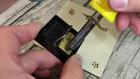 Woodburning ASMR tips cleaning from ash Stock Footage 241222650
